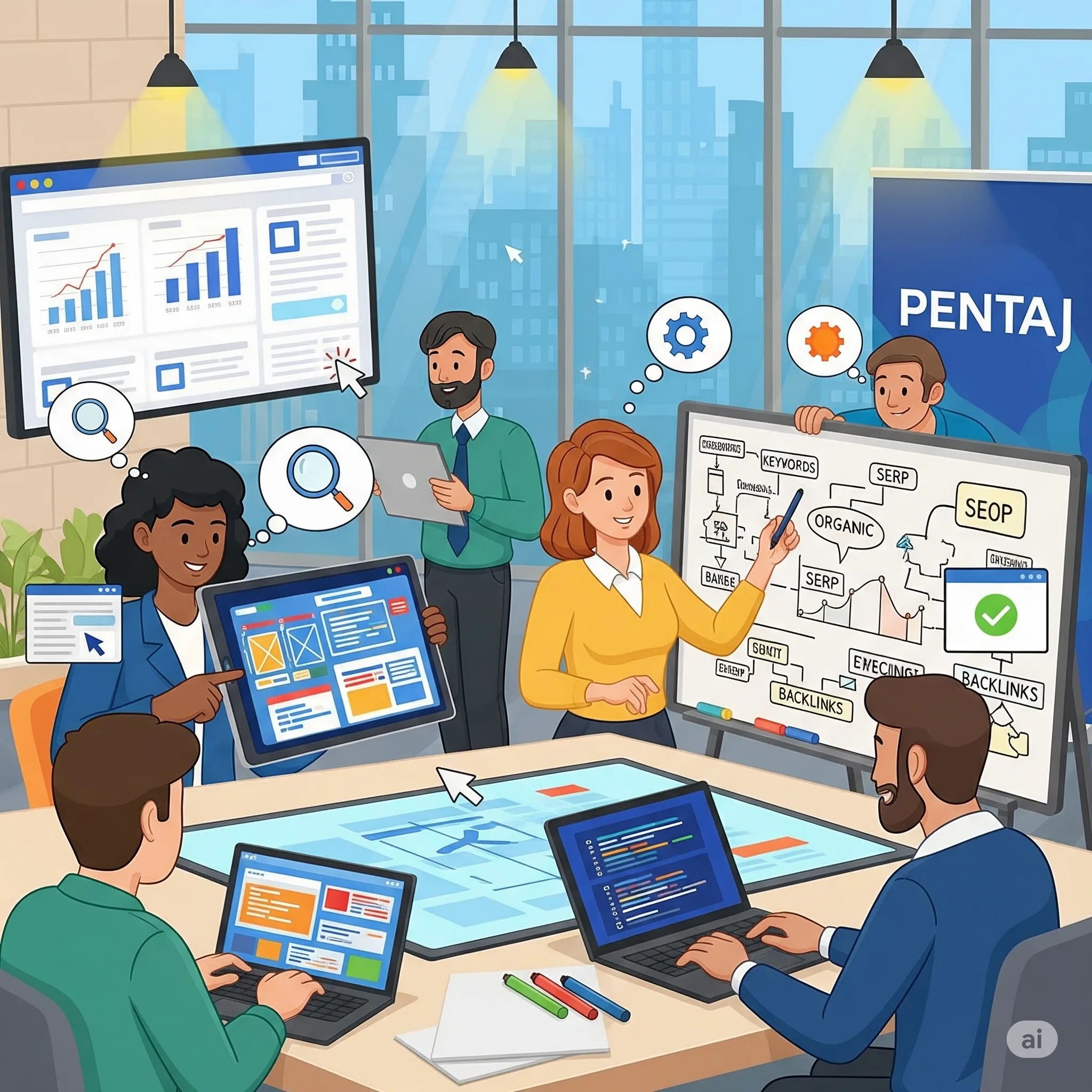 خدمات سئو پنتاج